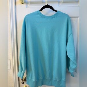 Blue Long Sleeve Sweatshirt